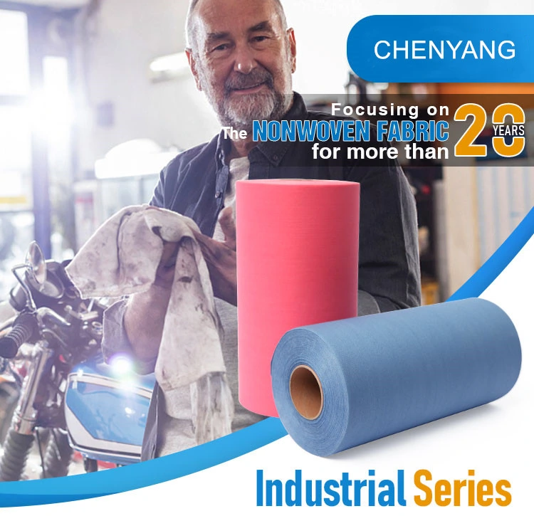 Spunlace Woodpulp and Polyester Nonwoven Cleaning Wipes for Industrial and Commercial Usage