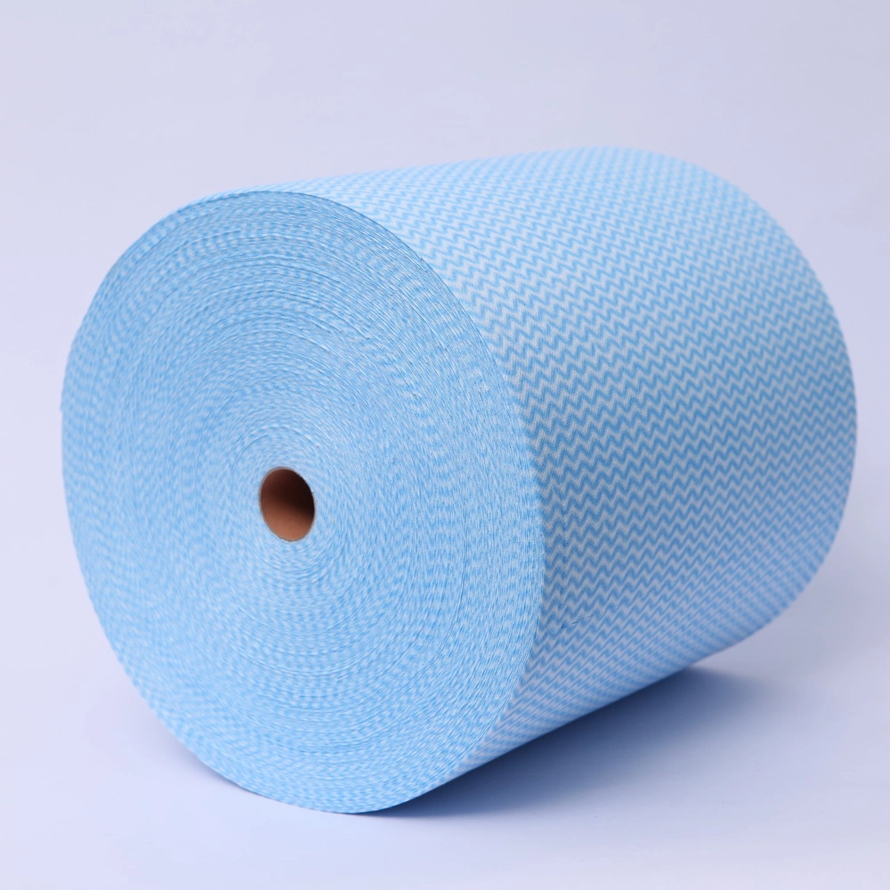 Spunlace Woodpulp and Polyester Nonwoven Cleaning Wipes for Industrial and Commercial Usage