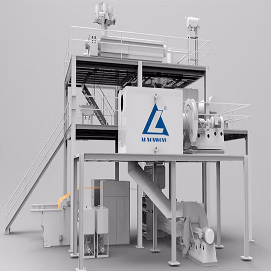 Linha de produção automática completa de equipamentos para fabricação de fraldas para bebês com preço de fábrica de alta qualidade