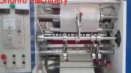 Máquina de embalagem de corte de papel de seda facial semiautomática pequena da China