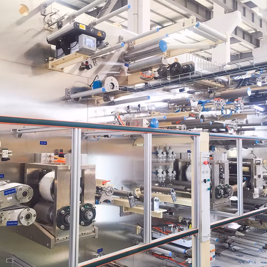Linha de produção de fraldas semi-servo para adultos de bom preço