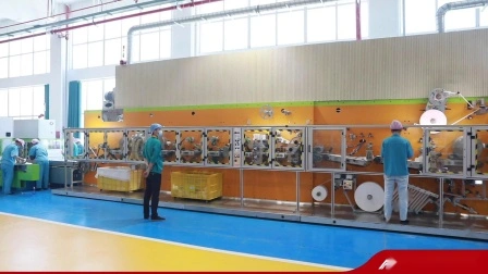 Máquina completa de fabricação de absorventes higiênicos servo de baixo preço
